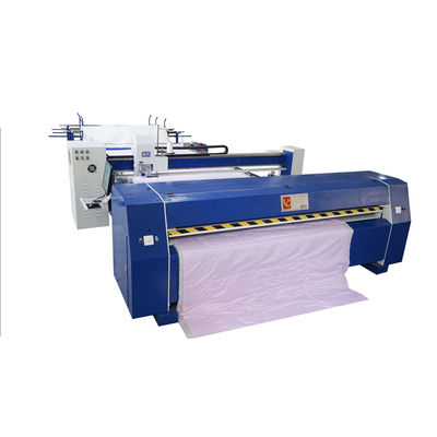 Macchina per coperte a testa singola di tipo industriale continuo per grandi disegni