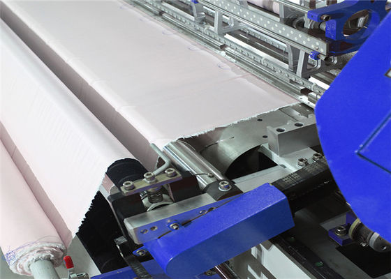 12 mesi di garanzia blu coperte giacche macchina di produzione con 3 pollici di distanza della barra dell'ago