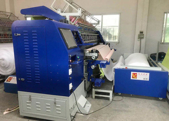 12 mesi di garanzia blu coperte giacche macchina di produzione con 3 pollici di distanza della barra dell'ago